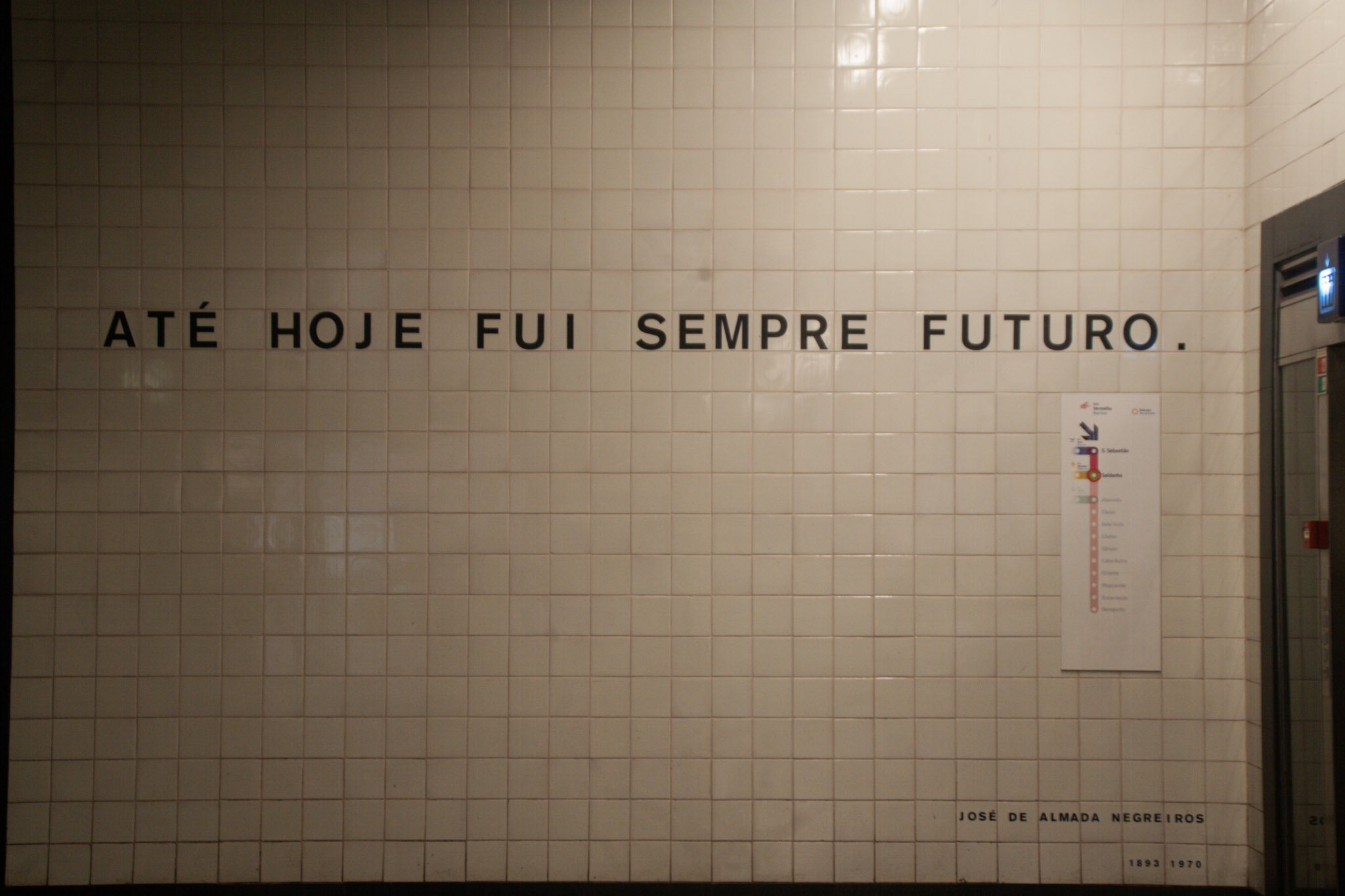 Os grandes artistas andam de metro